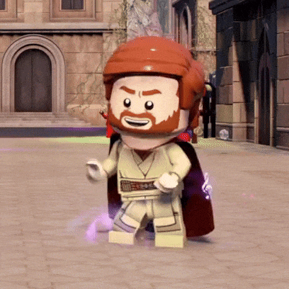 Obi Wan Kenobi Lego Star Wars Gif GIF