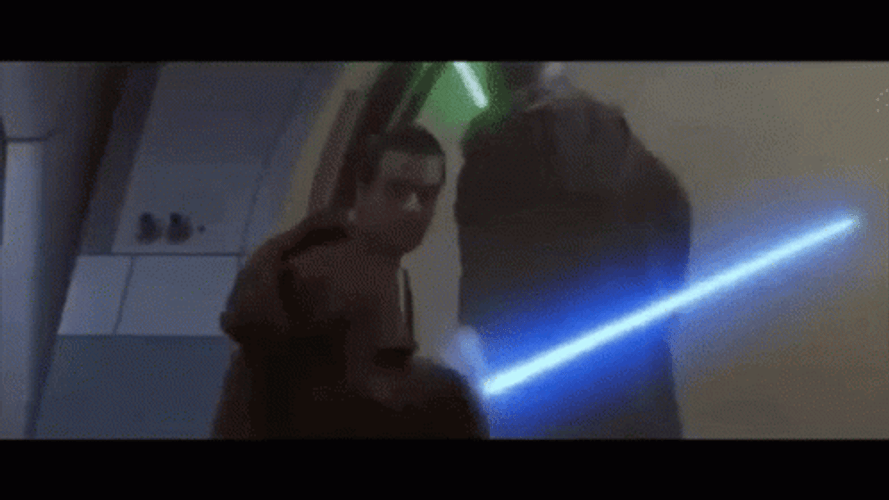 Obi Wan Kenobi Star Wars Fight GIF
