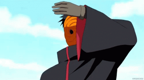 Obito Uchiha Disappearing Act Naruto GIF