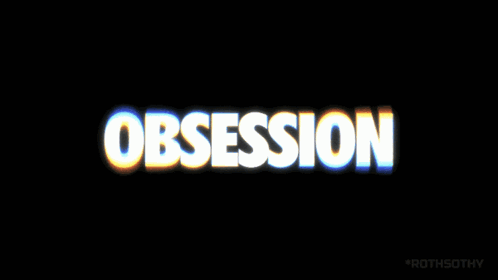Obsession Word on Dark Background