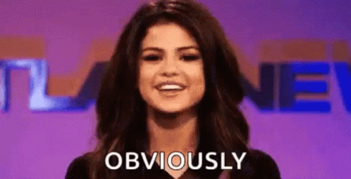 Obviously Selena Gomez Flipping Hair GIF