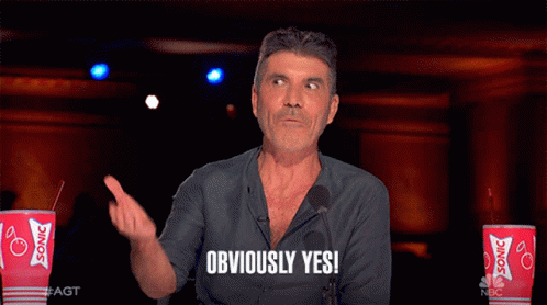 Obviously Simon Cowell Agt GIF