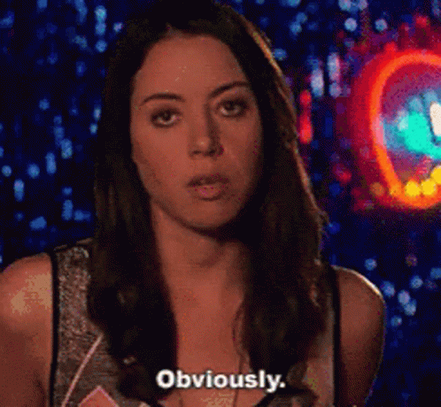 Obviously Saucy Aubrey Plaza GIF