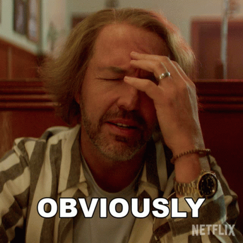 Obviously Eric Lange Face Palm GIF