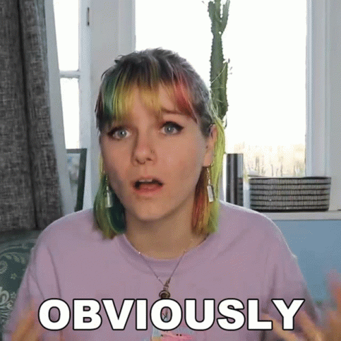 Obviously Savannah Blogger Explaining GIF