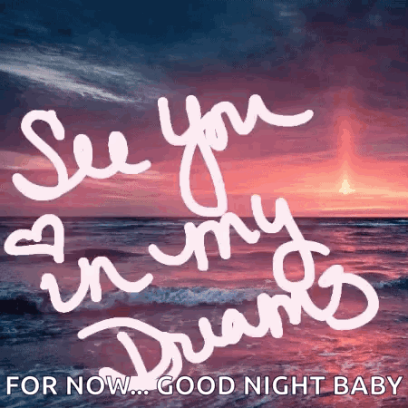 Ocean Scene With See You In My Dreams