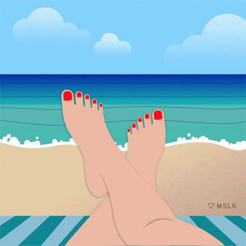 Ocean Vibe Cartoon GIF