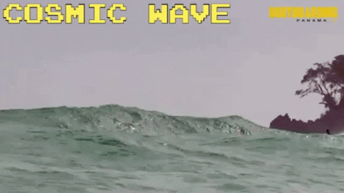 Ocean Wave With Cosmic Wave