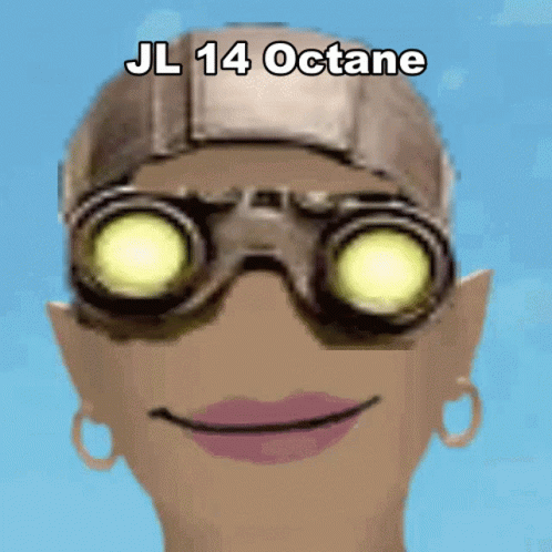 Octane Running Cartoon Parody GIF