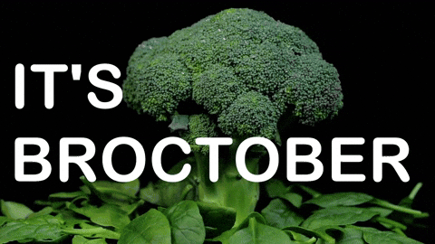 October Vibrant Broccoli Stem Broctober Meme GIF