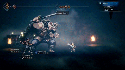 Octopath Traveler Battle Mode GIF