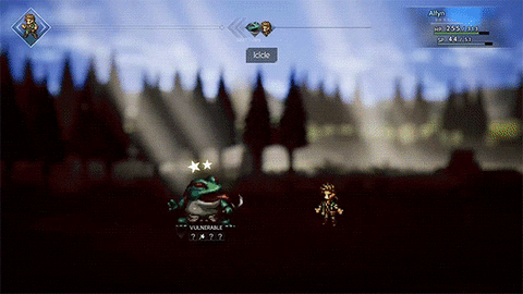 Octopath Traveler Crystallize Frog GIF