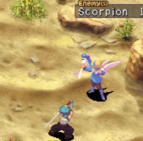 Octopath Traveler Fairy And Scorpion GIF