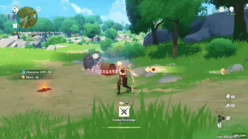 Octopath Traveler Genshin Impact Aether GIF