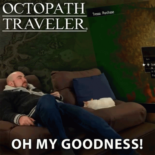 Octopath Traveler Oh My Goodness GIF
