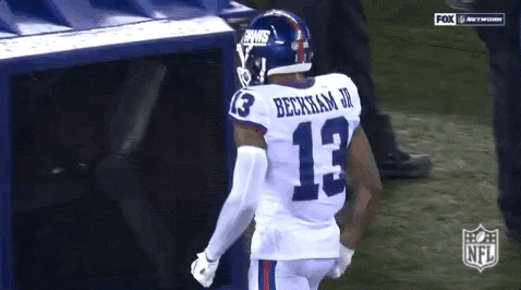 Odell Beckham Jr Raging Emotions GIF