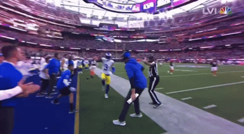 Odell Beckham Jr Runs After Scoring GIF
