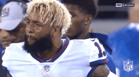 Odell Beckham Jr Screaming Mad GIF