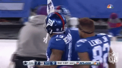 Odell Beckham Jr Wave Around To The Audience GIF