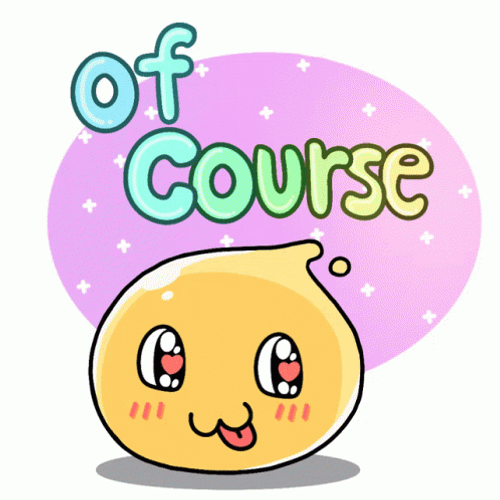 Of Course Cute Squishy Squashy Animation GIF