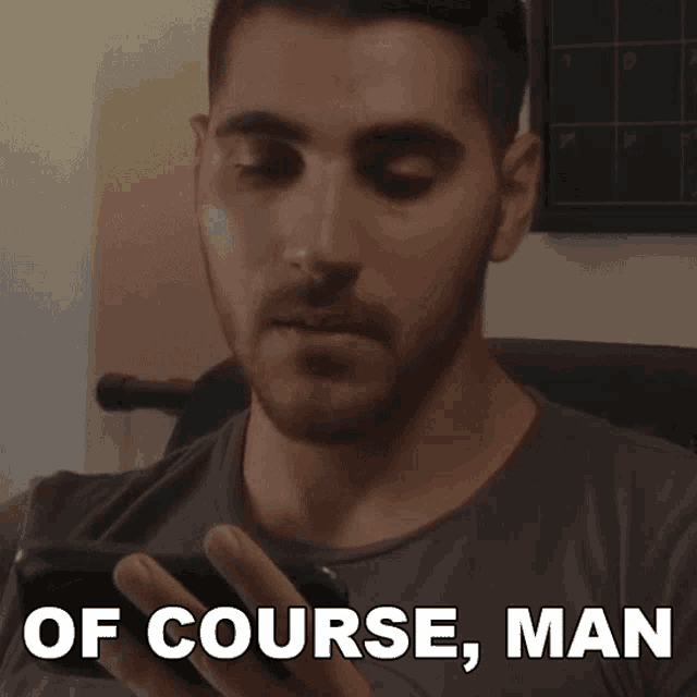 Of Course Man Rudy Ayoub Gif GIF
