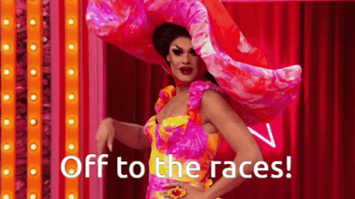 Off To The Race Day GIF