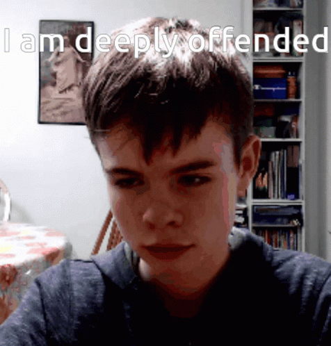 Sad Kid Deeply Offended GIF