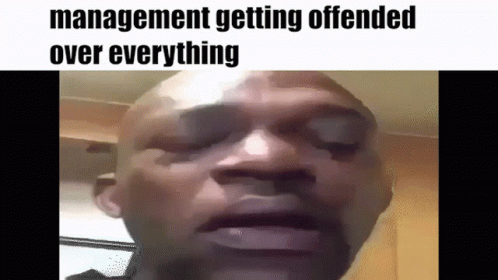Offended Black Man Crying Meme GIF