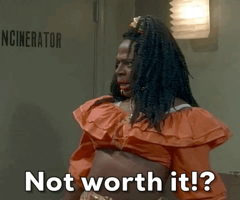 Offended Martin Lawrence Screaming Not Worth It GIF