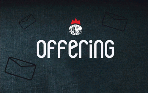 Offering on Dark Background
