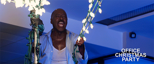 Office Christmas Party Accident GIF