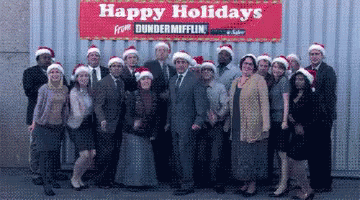 Office Christmas Party Happy Holiday GIF