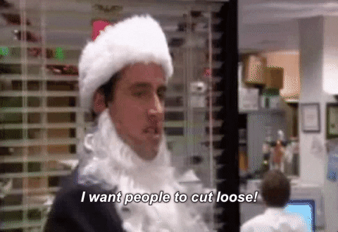 Office Christmas Party I Want People To Loose GIF