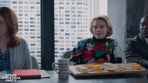 Office Christmas Party Kate Mckinnon GIF