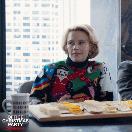 Office Christmas Party Let's Get Weird GIF