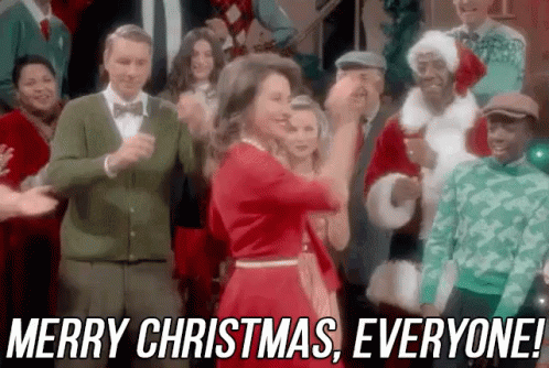 Office Christmas Party Merry Christmas Everyone GIF