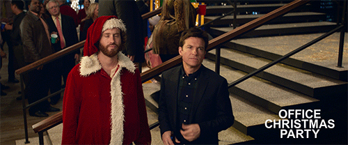 Office Christmas Party Tease GIF