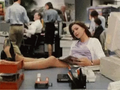Office Girl Work Work Work GIF