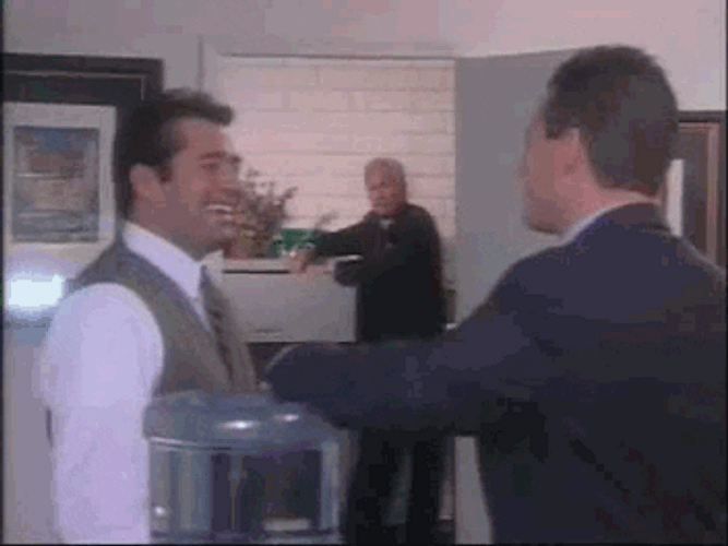 Office Laugh Reaction GIF 