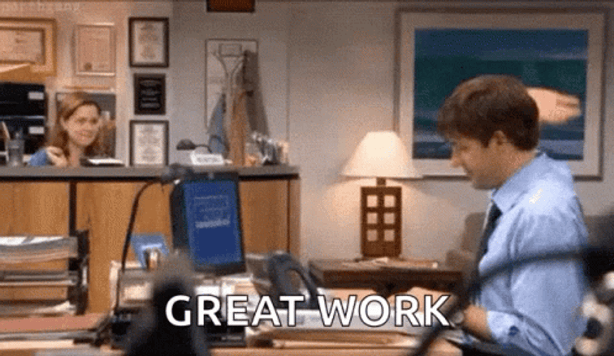 Office Nice Work GIF
