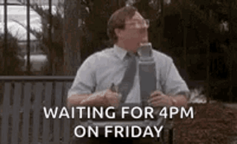 Office Space Milton Waddams Thanks Goodness It's Friday GIF