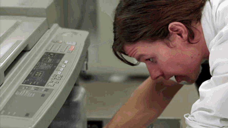 Office Space Printer Out Of Order GIF