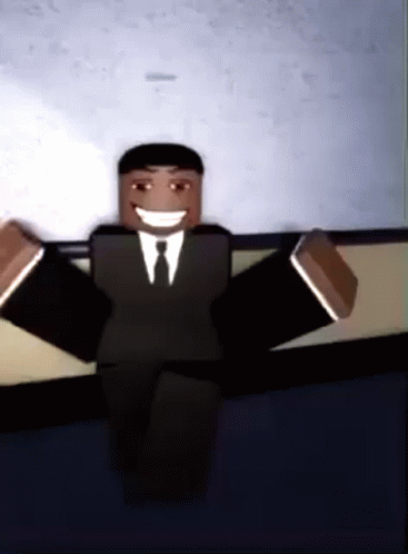 Office Worker Roblox Wearing Suit Meme GIF