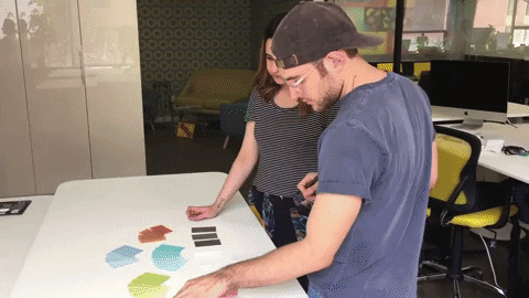 Officemates Pretending To Work GIF