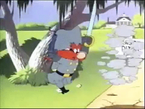 Officer Yosemite Sam Running GIF