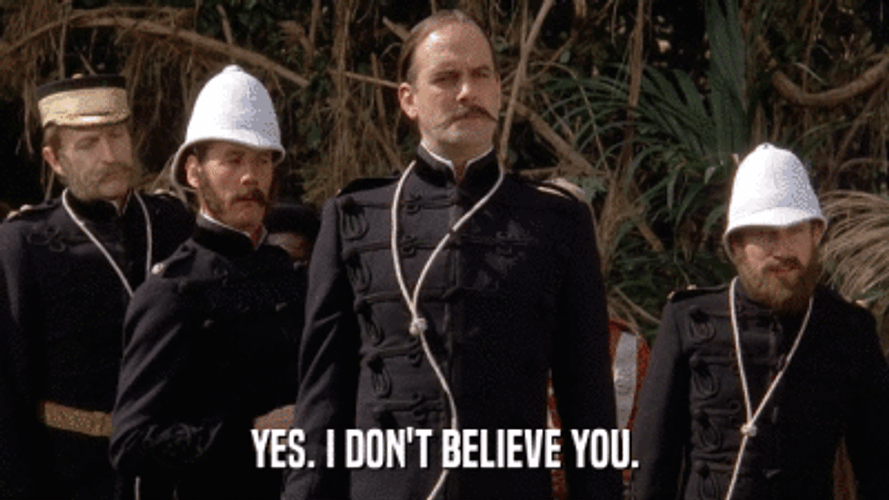 Officers I Don't Believe You GIF