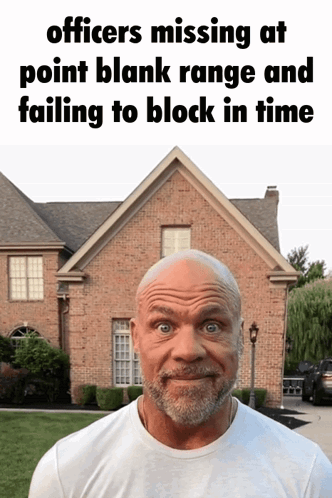 Officers Missing At Point Blank Range Failing To Block GIF