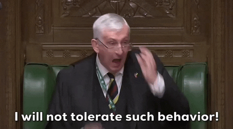 Oh Behave Annoyed Sir Lindsay Hoyle GIF