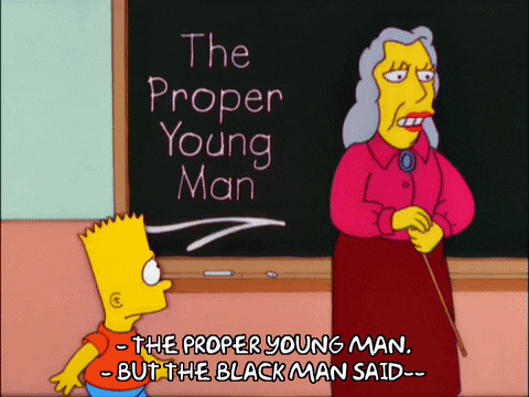 Oh Behave Bart Simpson School Classroom GIF