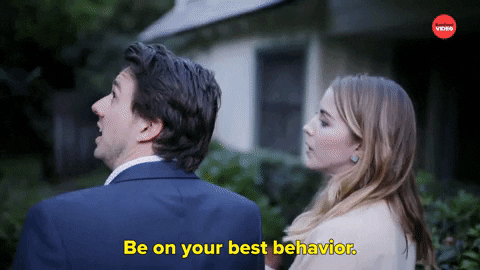 Oh Behave Couple Strolling Best Behavior GIF